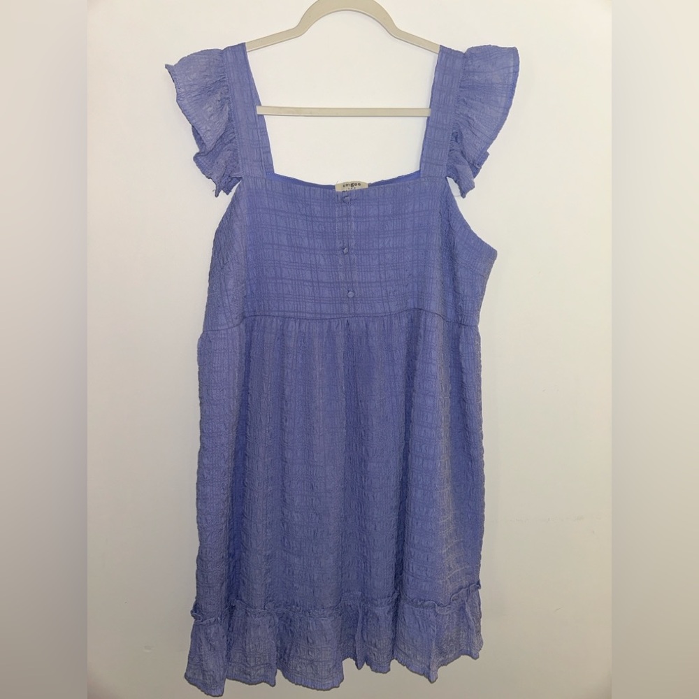 Umgee Smocked Ruffle Dress